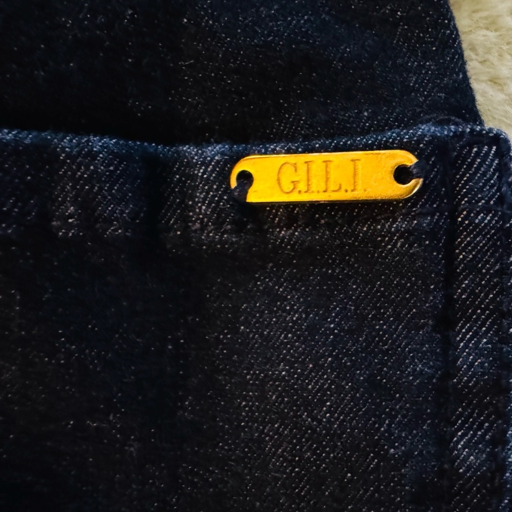 G.I.L.I. Women's Straight Leg Jeans - Dark Blue - Picture 9 of 9